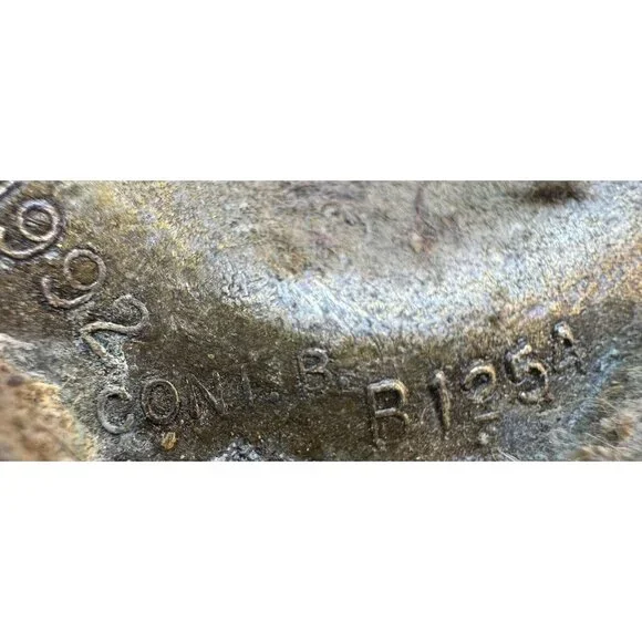 8 vintage Dresser pull knob 1992 B1254 ornate brass Handle Chippendale Style 4” - Picture 8 of 11